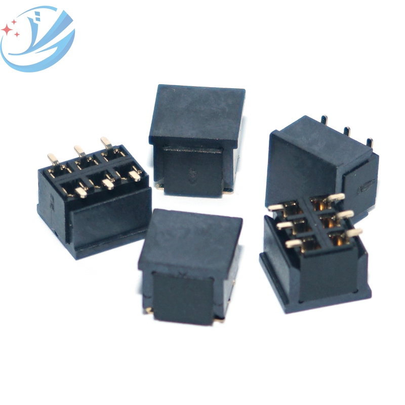 2,54 Pitch 6-pin 2 Row SMT hun-header-stik