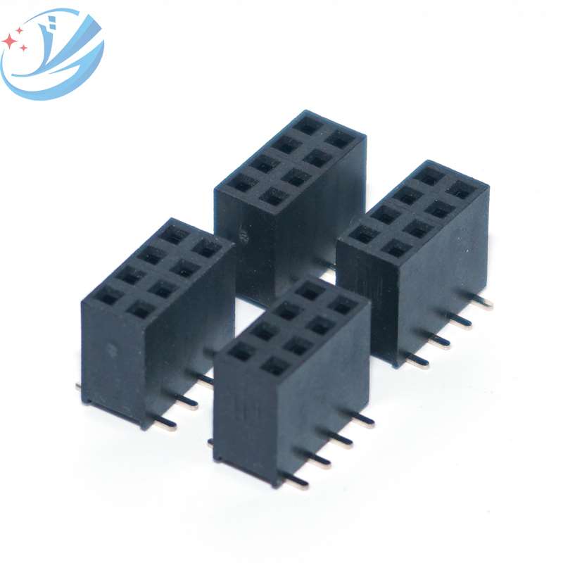 2,54 Pitch 2 Row SMT Hun Header Connector 8Pin