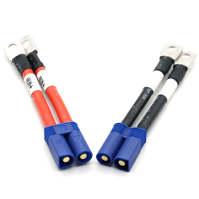 EC5 til 10-5 cirkelterminal silikone batterikabel