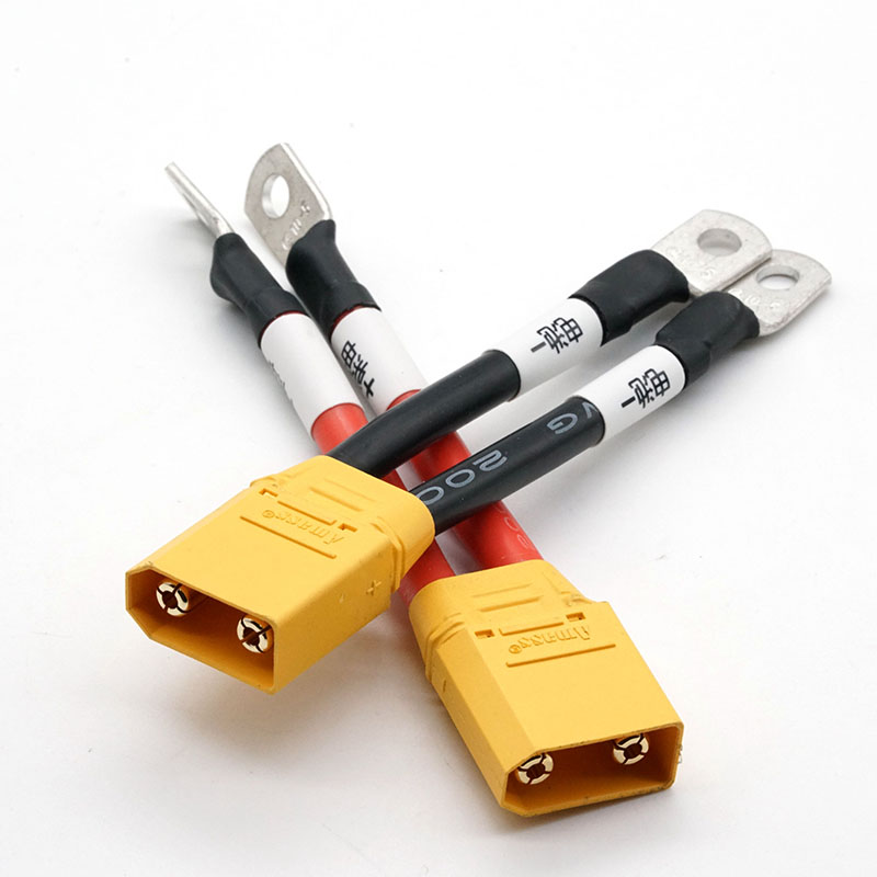 XT90 stik til 10-5 cirkelterminal silikone batterikabel